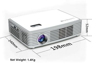 2015 Hot Sales! High Standard Ultra HD Bluetooth 4.0 3D LED Portable Projector/Home Projector/Mini Projector Support WIFI