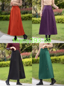 Jacquard fleece skirt