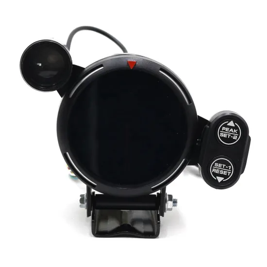 High Speed 80mm RPM Gauge: 7 Color LED 0-11000 RPM Tachometer for Stepper Motors