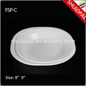 Heat resistant opal glassware heat resistant opal glassware Sqaure Soup Plate