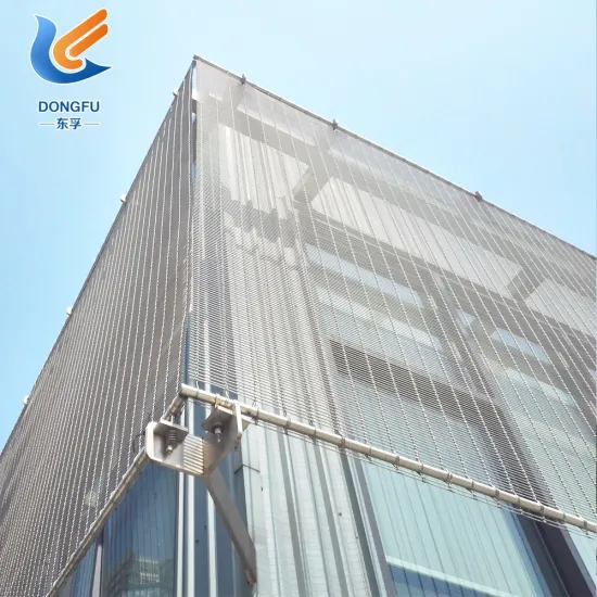 Architectural Wire Mesh Panels for Facade Cladding and Mesh Screens