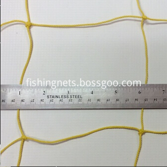 water polo netting knotted 18-yellow