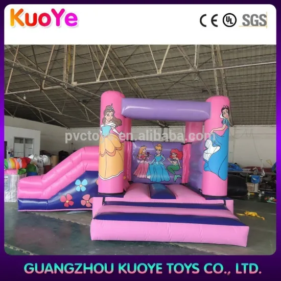 inflatable princess jumper with slide,toddler bouncy castle,jumper inflatable china
