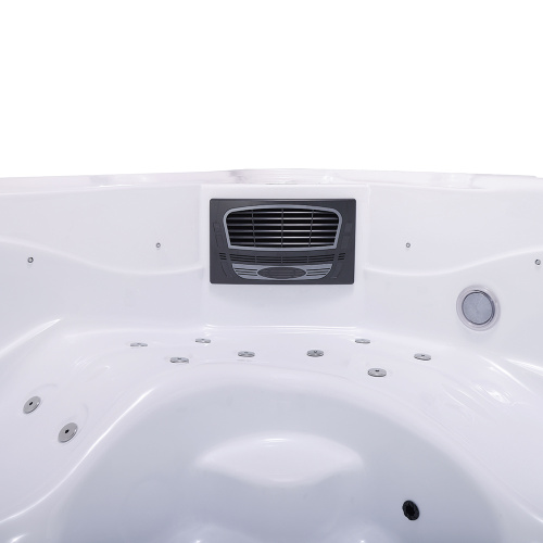 Two loung seat hot tubs