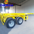 20ft container skelet chassis trailer