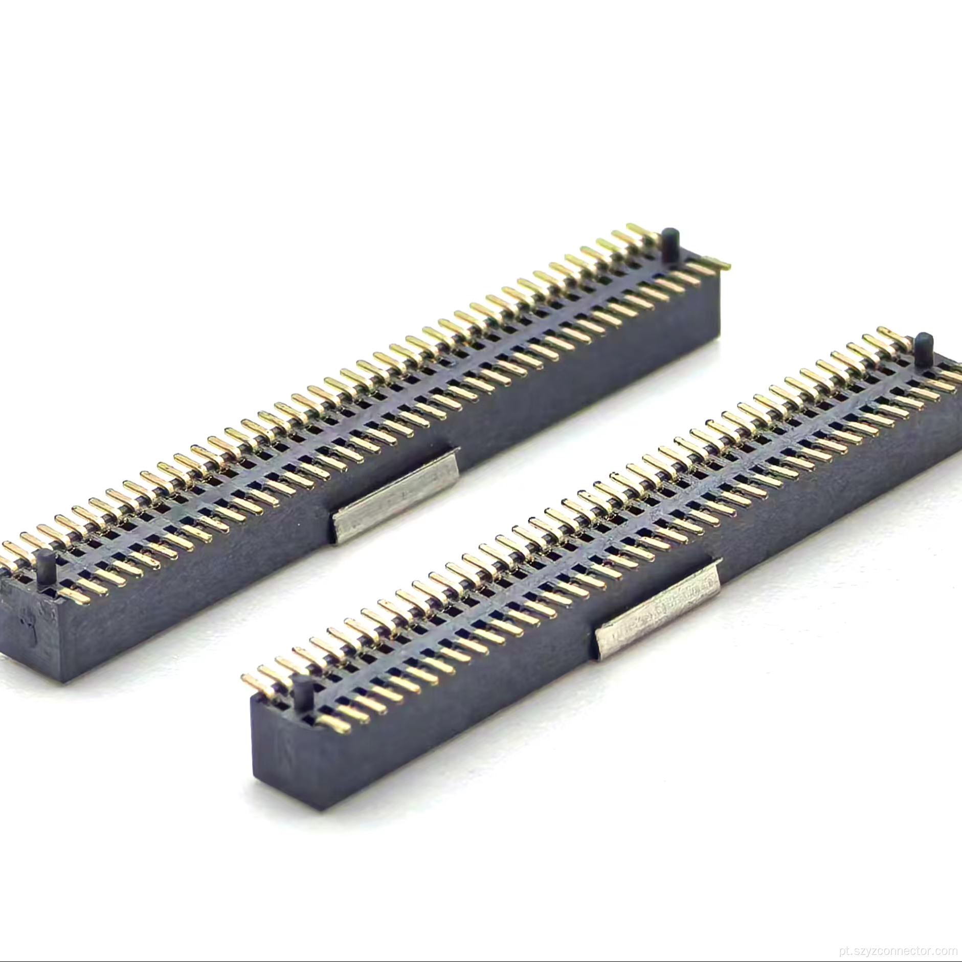 Cabeçalho feminino de 0,8 mm fêmea dupla linhas SMT