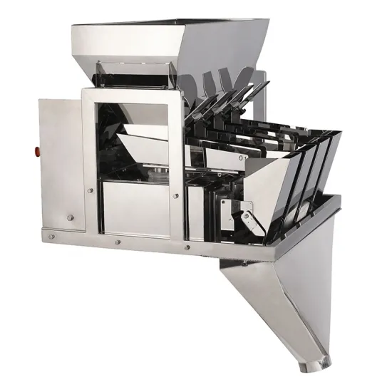 Automatic 4-Head Linear Weigher CE Certified for Roasted Coffee Beans Granules (3L Bucket)