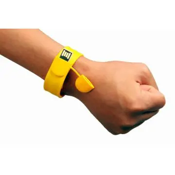 New silicon slap bracelet usb memory