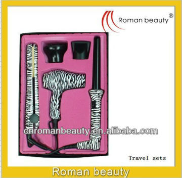 mini travel hair straightener set