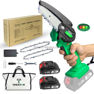 Cordless 20V Portable Electric Chainsaw with Battery