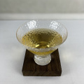 Hammer Embossed Crystal Cocktail Stemless Martini Glass