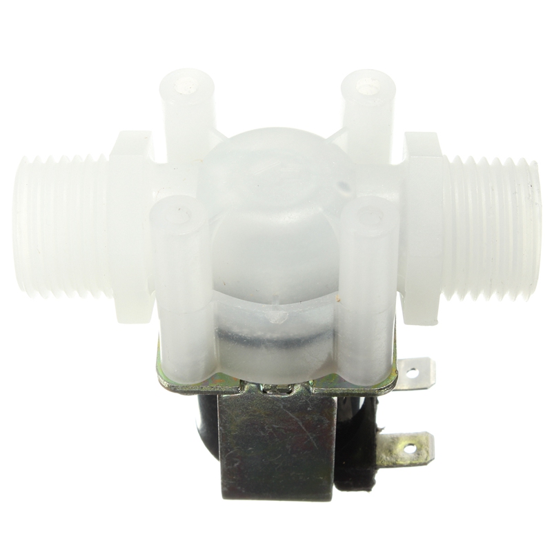 1/2" DC 12V Electric Solenoid Valve N/C Water Air Inlet Flow Switch Normally Closed 1/2 Inch Valves