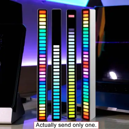 RGB Voice-Controlled Music Rhythm Light Bar with Rhythm Recognition
