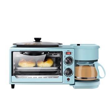 Portable 3-in-1 Waffle Grill: Multifunctional Smokeless Breakfast Maker