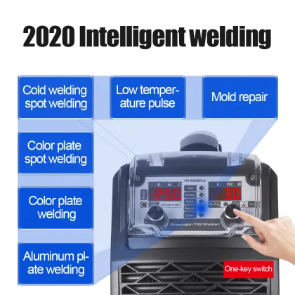 ANDELI TIG-250GPLC Professional TIG welding machine TIG/COLD/PULSE/CLEAN/Au-Ag Multifunctional Welder
