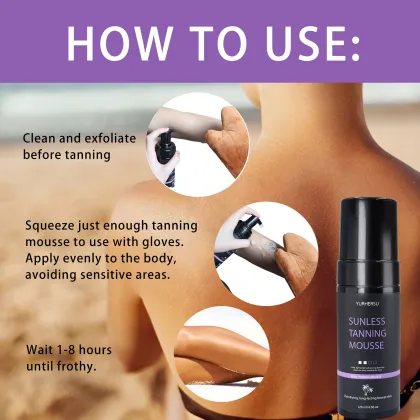 YURHERSU Private Label Sunless Tanning Mousse