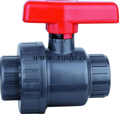 plastic PVC Single union ball valve
