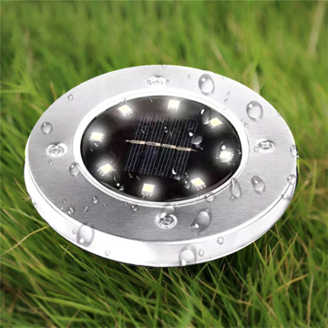 Outdoor Solar Motion Sensor Pathway Lights - Color Changing Underground Buried Lamps