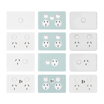 Yunduo 2024 SAA Australian Standard Switch y Power Point Acrylic Glass Panel