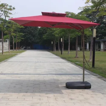 Modern Large 3M x 3M 8-Rib Cantilever Patio Umbrella