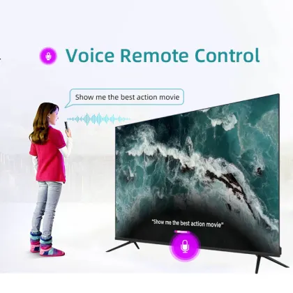 4K WebOS Smart LED TV - Jinling 55 Inch DVB Digital Frameless LCD Television