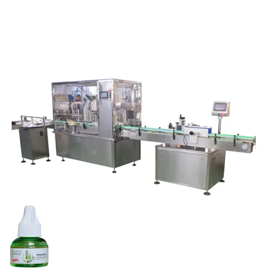 Automatic Mosquito Killer Liquid Filling and Labelling Machine