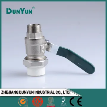 High Quality male PPR/PB brass ball valve