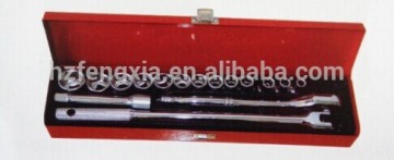 17pcs 1/2"DR socket tool set CRV
