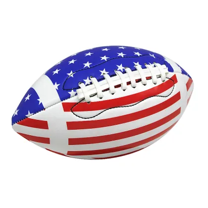 machine stitched professional american footballs