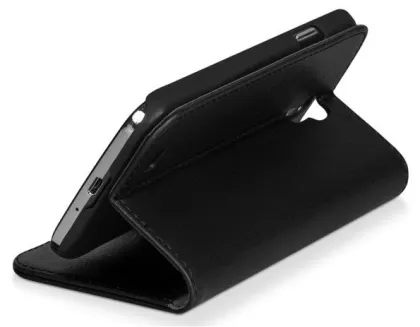 Samsung Galaxy Leather Case With Card Holders , Samsung I9500 Stand Case