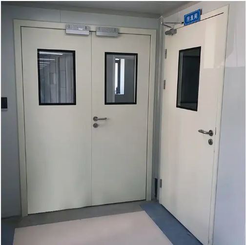 Cleanroom Stainless Steel swing manual hospital Door