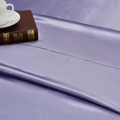 Hotel Home Purple Silk Wedding Bedding Sets