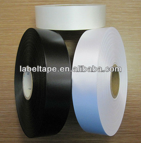 white double faced label cloth