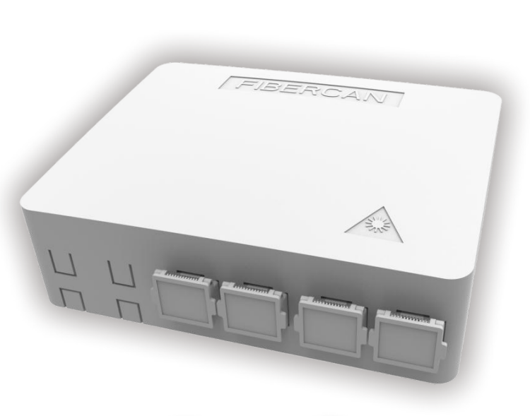 Caja de terminación de la caja de la pared de fibra óptica 4 núcleo