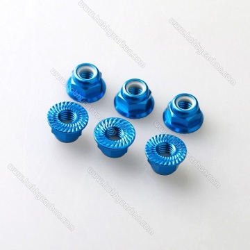 Frames Aluminum Anodized Serrated Companion Flange Nut