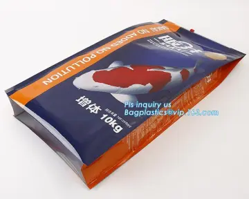 10kg plastic foil eight side flat bottom cat dog treats food bag with slider zipper, Pet Dog Food Packaging Bag dog treats bag