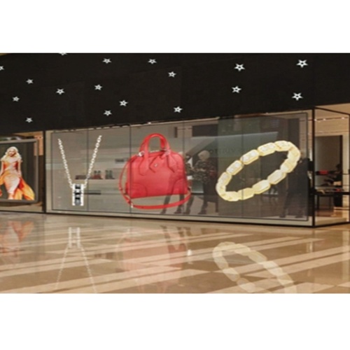 Glassy Stage Used Led Curtain Display Video Surface Glass Touch Transparent Projection Screen