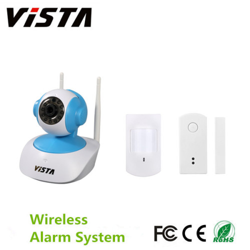 Wireless Security Indoor System 720P IP Camera Pir Detector