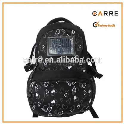 solar charging panel solar power backpack