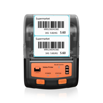 Portable Mini Thermal Printer for Barcode Sticker Labels