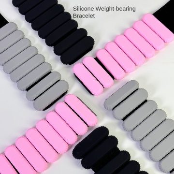 Sports Fitness Adjustable Silicone Weighted Bracelet for Yoga and Running