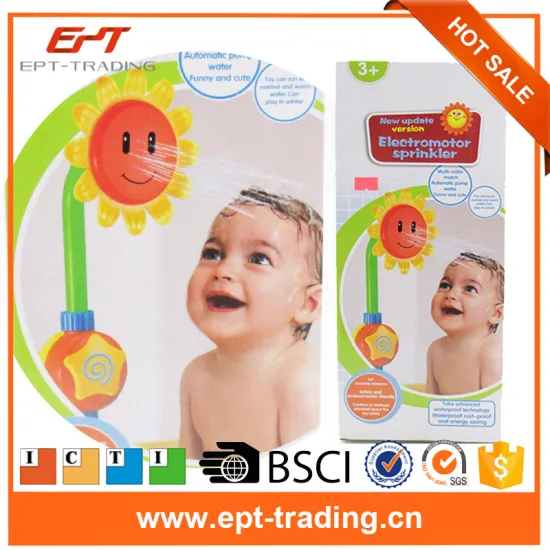 BO Sunflower Taking A Shower Baby Bath Toy