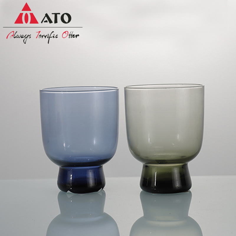 Ato gefärbte Hochzeitsbrillen Tasse Unzerbrechlich Weinglas
