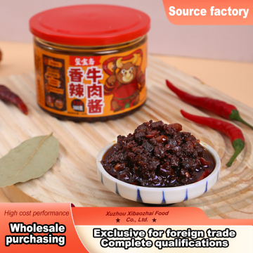 Commercial Spicy Beef Topping Sauce