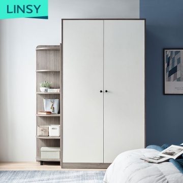 Linsy Free Free Standable STALLABE STALROBE CLOSET AMOIRES WOOD Modern Bedroom Furniture Finature for Salesh Wardrobe DJ1D