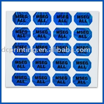 laser sticker