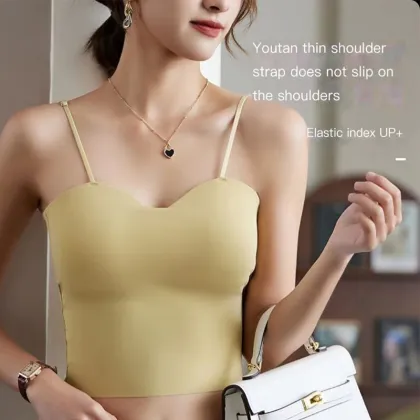 Ice Silk Scarless Adjustable Sling Strap One-Piece Chest Wrapper