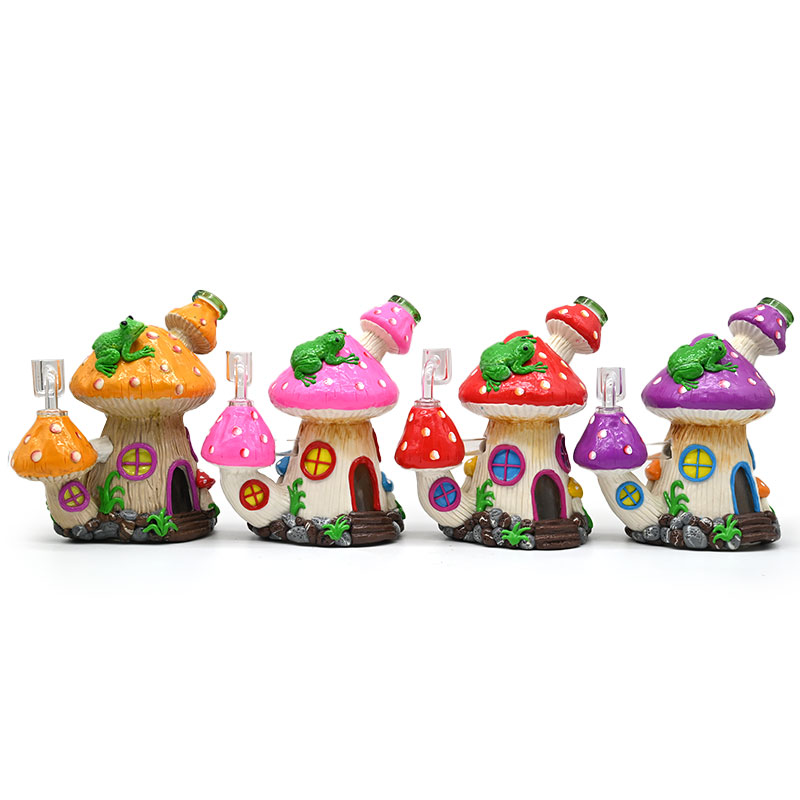 Pond Mushroom House Glass Puncolatore DAB Rigs