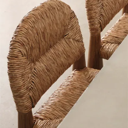 Modern Italian Rattan Chair for B&B and Restaurant Dining