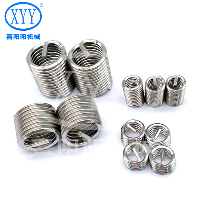 SS304 High Quality Steel Stainless Steel Tapping Inserts Nuts M6 M8 M10 Thread Inserts Machine Metric M3 M2.5 Thread Fasteners